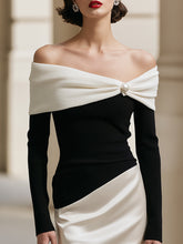 Pearl-Detailed Off-Shoulder Knit Top